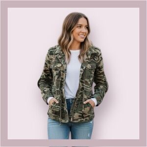 Marci Camo Utility Jacket Size L